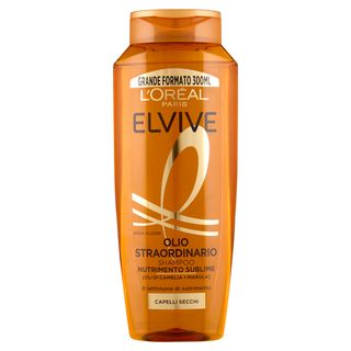 Elvive Olio Straordinario Shampoo Nutrimento Sublime, per Capelli Secchi 300 ml