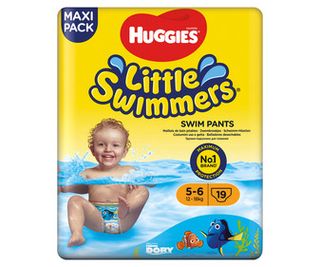 Pañal Huggies Little Swimmers Talla 5-6. 19 Und