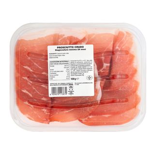 Prosciutto Crudo Naz. 24M 100G