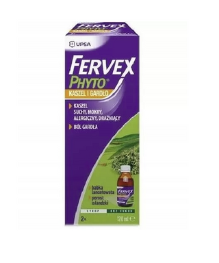 Fervex Phyto Kaszel i Gardło Syrop 120 ml