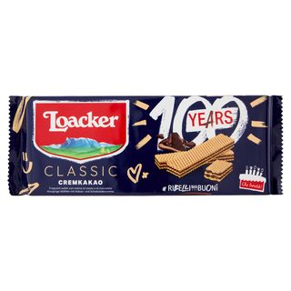 Loacker Classic Cremkakao Wafer con crema al Cioccolato e Cacao Nobile dell'Ecuador Wafers 175g