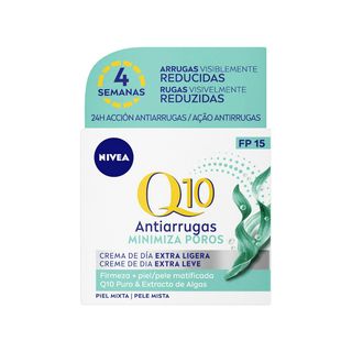 Crema De Día Q10 Plus Nivea Humectante Antiarrugas Light Spf 15 Tarro 50 Ml (123638)