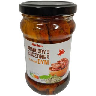 Auchan - Pomidory suszone z pestkami dyni i ziołami - 270 g