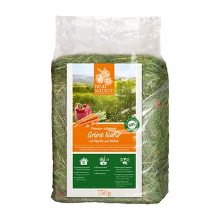 Real nature fieno per roditori green nature 750g