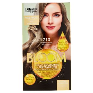Dikson Bloom Crema Colorante 710 Biondo Cenere	