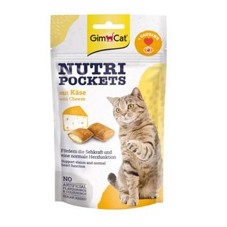 Gimcat Bocaditos Nutri Pockets De Queso Para Gatos 0.06Kg