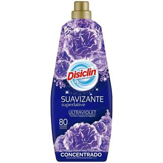 Suavizante Concentado Ultravioleta Disilcin, Botella 80 Dosis