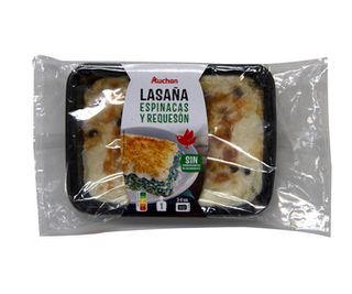 Lasaña Rellena de Espinacas y Queso Ricotta Alcampo 350 G.