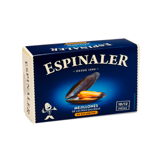 Mejillones Escabeche Espinaler 10/12 Ol-120 Ml.