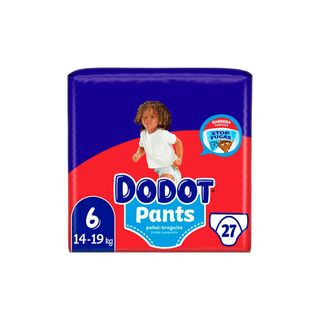 Dodot Pants Pañal-Braguita Talla 6, 27 Pañales, 15Kg+ (265705)