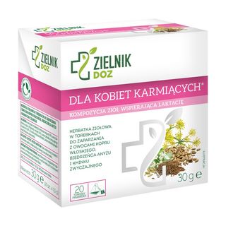 ZIELNIK DOZ Dla kobiet karmiących, herbatka ziołowa, 1,5g x