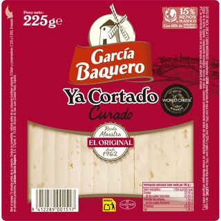 Queso Mezcla Curado Ya Cortado, Cuña 225 G