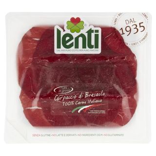 Lenti Carpaccio Di Bresaola 100% Carne Italiana 0,100 Kg