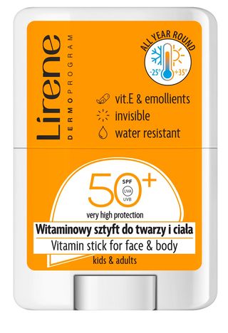Lirene Sztyft do ciała i twarzy SPF50+
