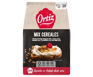 Pan Tostado Multicerel Extracrujiente Ortiz 36 Uds.288 G.
