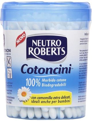 NEUTRO ROBERTS COTONCINI CAMOMILLA 100 PEZZI MAN5594