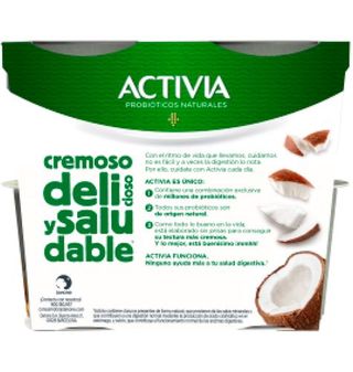 Activia Danone Cremoso Coco 4 Uds.