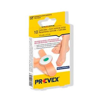 Apositos Callicidas Con Acido Salicilico 10 Unidades Prevex (8420075150172)