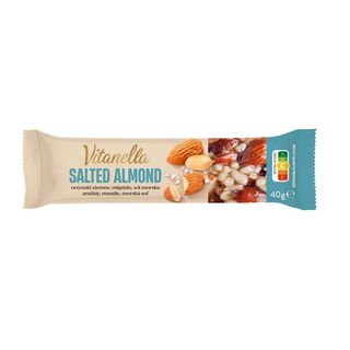 Vitanella Salted Almond Baton orzeszki ziemne migdały sól morska 40 g