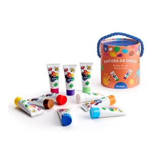 Conjunto 10 Tintas Para Pintar Com Os Dedos El Corte Inglés - 59768101566