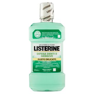 Listerine Difesa Denti e Gengive Gusto Delicato Menta Fresca 500 ml
