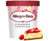 Tarrina de Helado Tarta de Queso y Salsa de Fresa Häagen-Dazs 460Ml