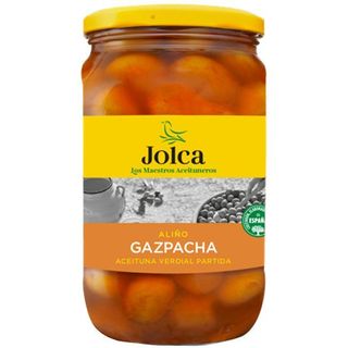 Aceitunas Verde Gazpacho Jolca, Frasco 720 Gr.