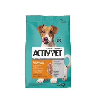 Activ Pet Karma dla psów małych ras, kurczak i warzywa, 1,5 kg