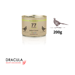 77 Petfood Junior Julius Caesar z bażantem 200g

