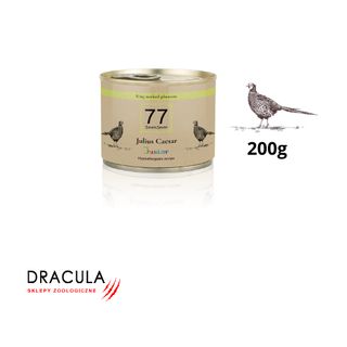77 Petfood Junior Julius Caesar z bażantem 200g
