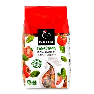 Margaritas Con Tomate Y Espinacas Gallo Bolsa 450 G