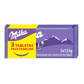Milka Chocolate con Leche 3x125 g