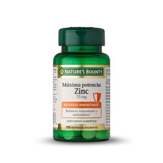 Zinc Máxima Potencia 25 Mg - 100 Comprimidos (287385)
