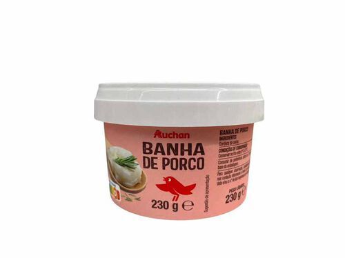 BANHA AUCHAN DE PORCO 230G