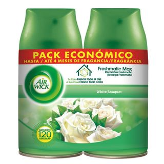 AIR WICK Ambientador F.Matic White Duplo Recambio 148 Gr. (174509)