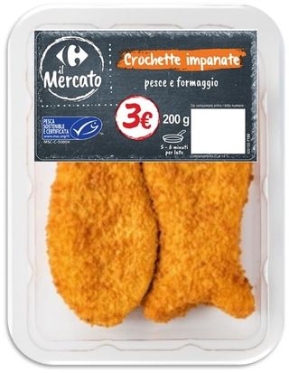 Crocchette Impanate Con Pesce E Formaggio Carrefour Il Mercato