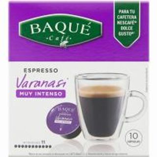 Café Muy Intenso Varanassi Cdg Baqué, Caja 10 Monodosis (19301803)