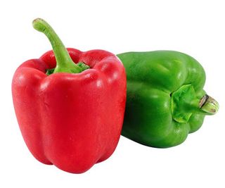 Pimientos Rojos y Verdes Bandeja de 600 G.