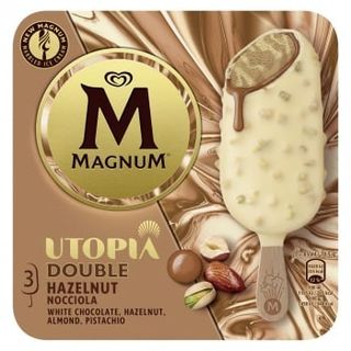 Helado Bombón Utopía Double Nociola Magnum 3 Uds.