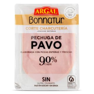 Pechuga De Pavo 90% Carne Bonnatur Sobre 90 G