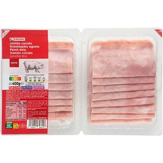 Jamón Cocido Eroski, Pack 2X200 Gr. (24928145)