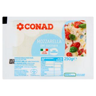 CONAD Mozzarella per cucinare 250 g - 8003170012042