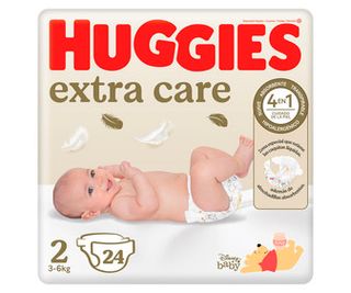 Pañales Huggies Extra Care Disney Talla 2 (3-6 Kg) 24Ud