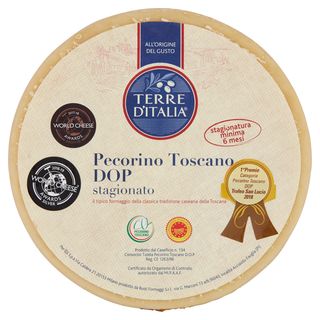 Terre d'Italia Pecorino Toscano DOP stagionato kg 0.20