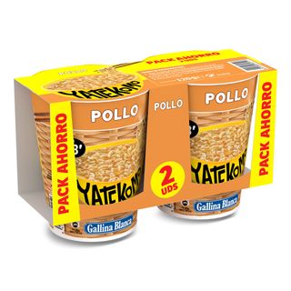 Noodles De Pollo Gallina Blanca Yatekomo 2 X 60 G