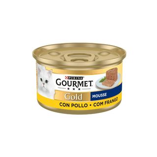 Gourmet Gold Mousse De Pollo Lata Para Gatos 0.085Kg
