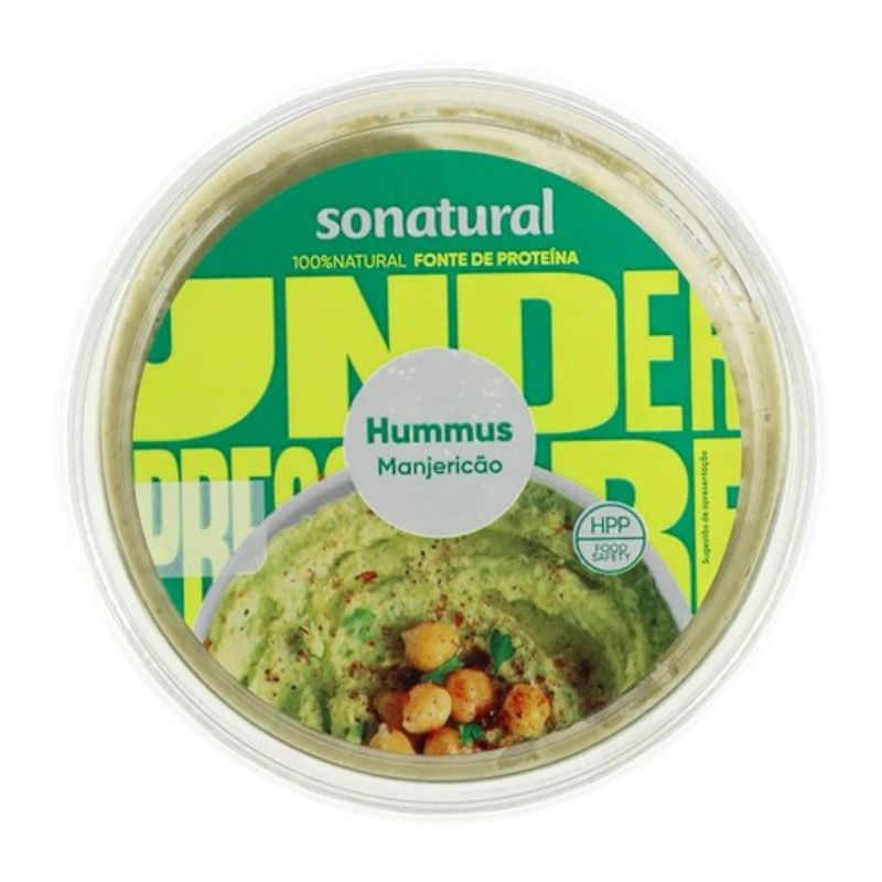 So Natural Hummus Manjericão 200g