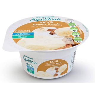 Iogurte Skyr Banana e Canela Continente Equilíbrio (emb. 150 gr)
