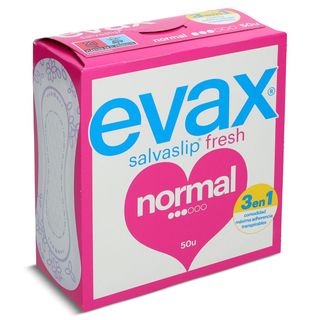 Protegeslips Fresh Normal Evax Caja 50 Unidades
