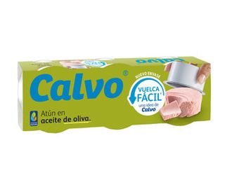 Atún en Aceite de Oliva Calvo Lata de 52 G. 3 Uds.